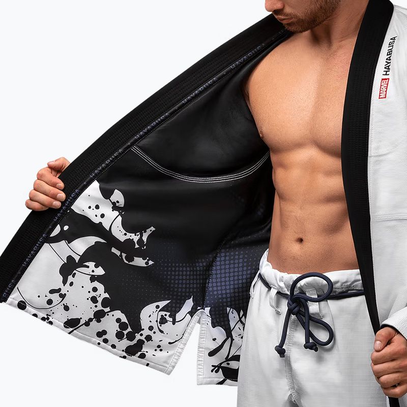 GI al brasiliano jiu-jitsu Hayabusa Marvel Venom white 4