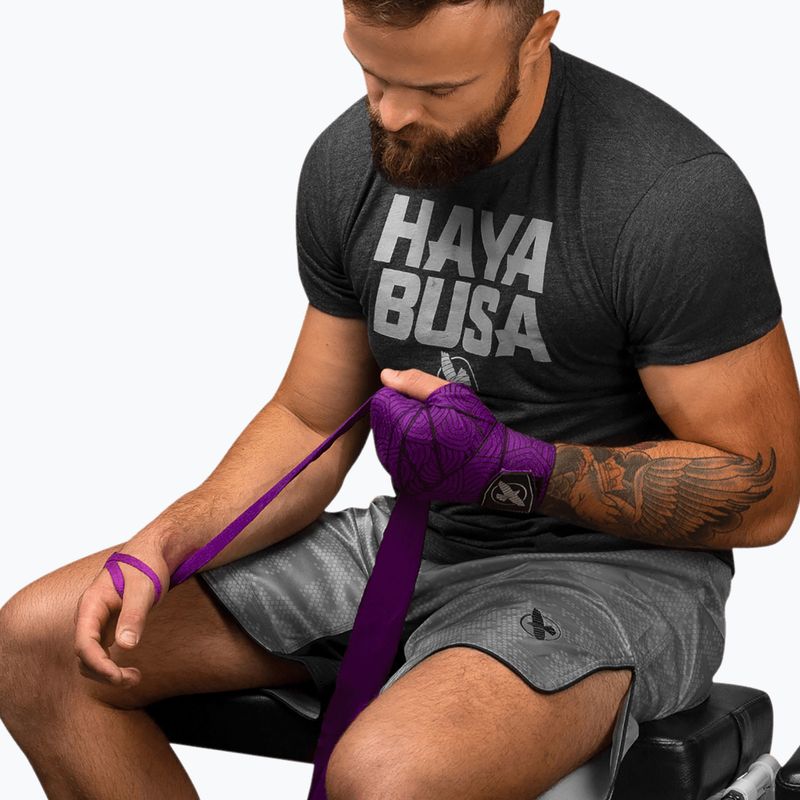Hayabusa Perfect Stretch Stampato 450 cm bende da boxe al loto viola 4