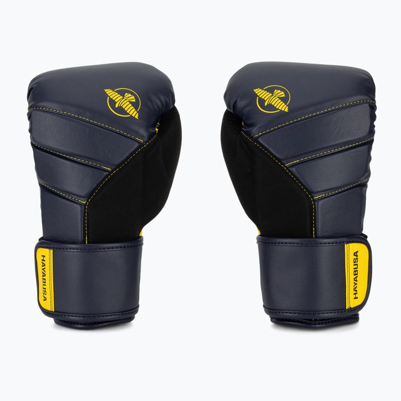 Guantoni da boxe Hayabusa T3 giallo/marino 2