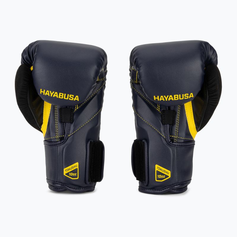 Guantoni da boxe Hayabusa T3 giallo/marino 3