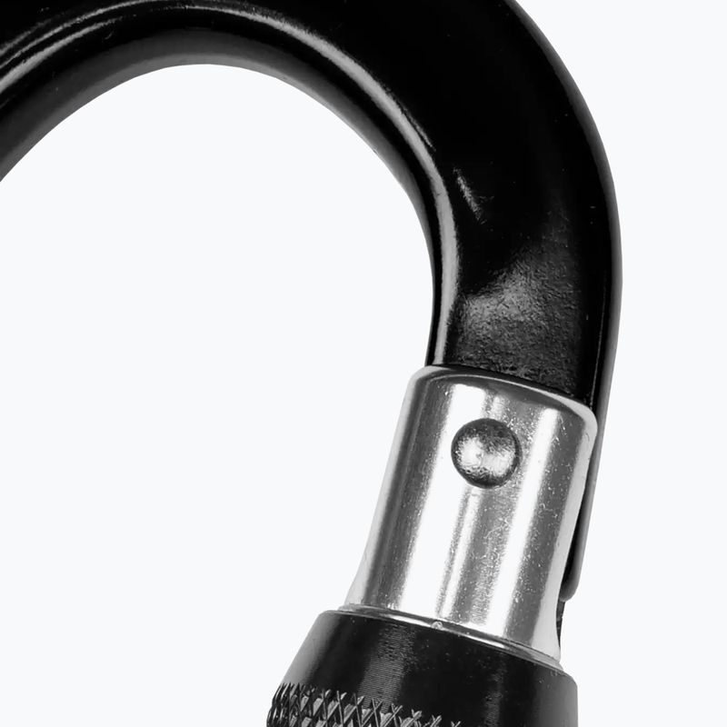 Moschettone Grivel Mega K6N Screw Lock black/black 2