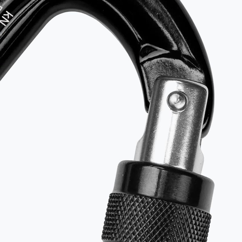 Moschettone Grivel Delta K5N Screw Lock black/black 2