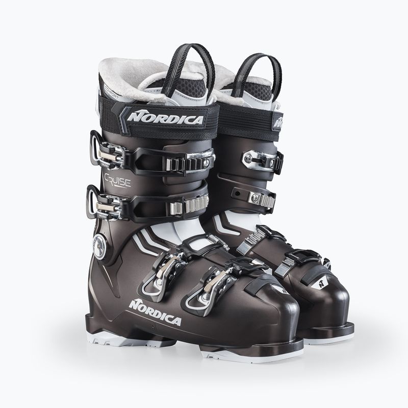 Scarponi da sci da donna Nordica The Cruise 75 W perla nero/bianco/oro 6