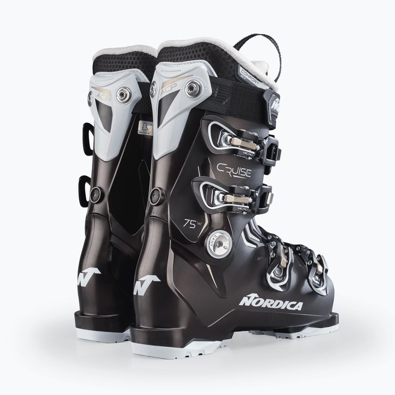 Scarponi da sci da donna Nordica The Cruise 75 W perla nero/bianco/oro 11
