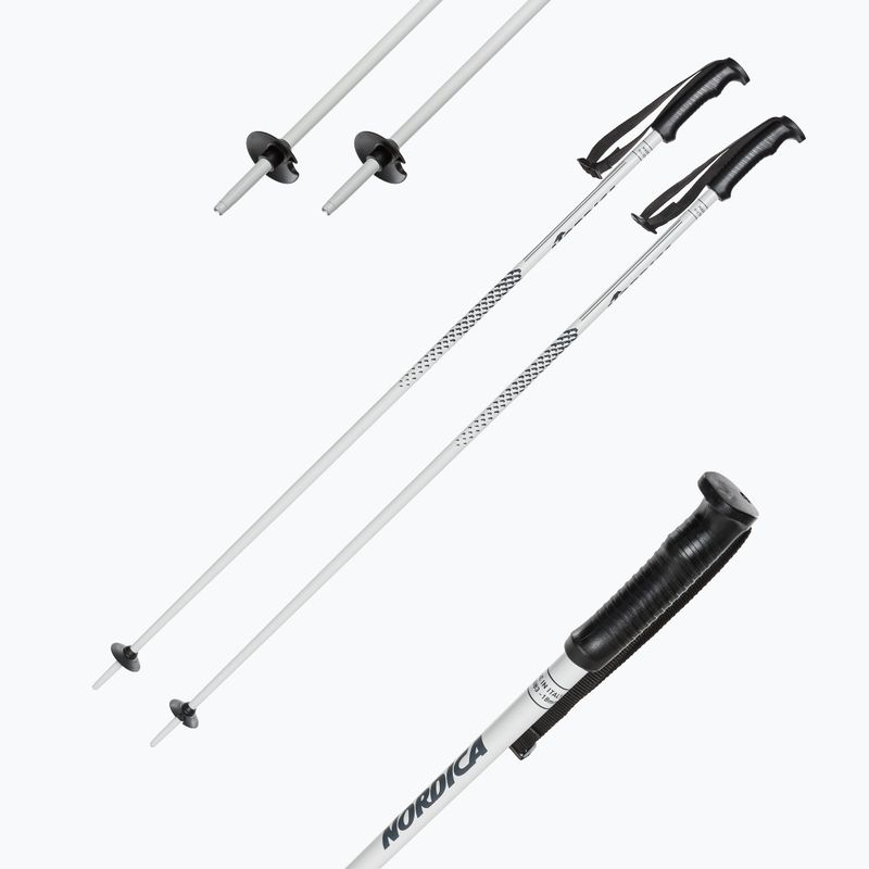 Bastoncini da sci Nordica Primo Uni bianco 5