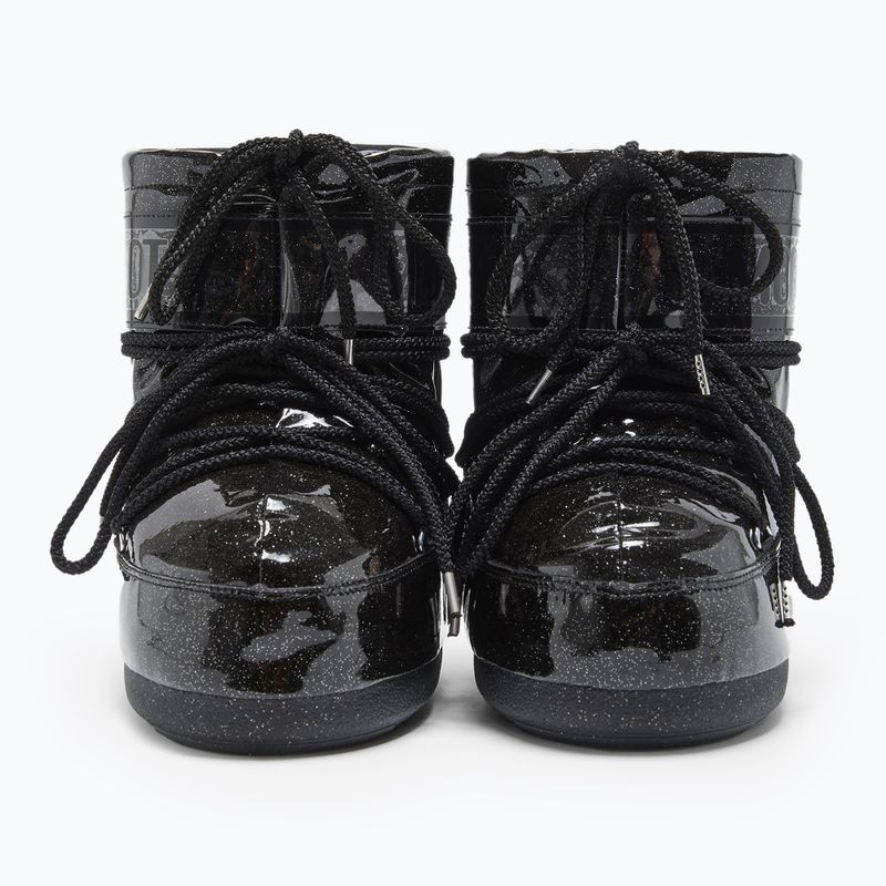Donna Moon Boot Icon Low Glitter nero stivali da neve 7