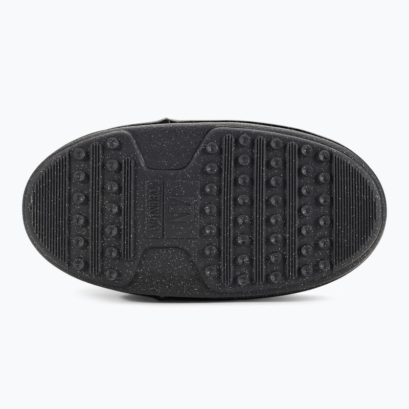 Donna Moon Boot Icon Low Glitter nero stivali da neve 5