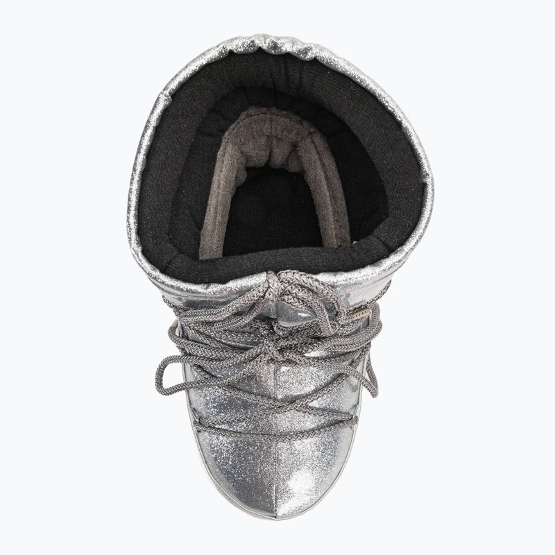 Donna Moon Boot Icon Basso Stivali da neve argento glitterato 6