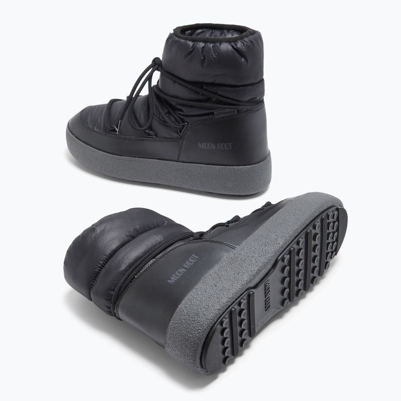 Moon Boot Uomo Mtrack Low Nylon WP stivali da neve nero 9