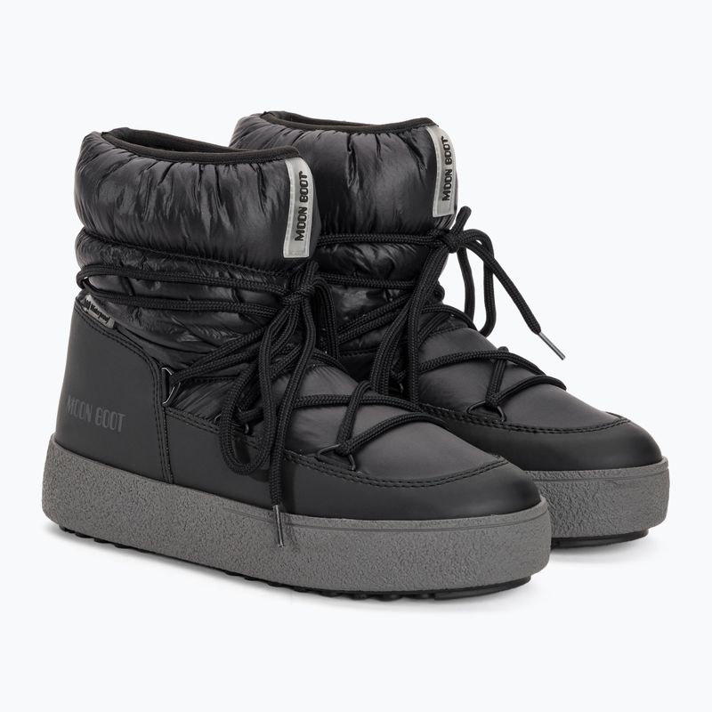 Moon Boot donna Ltrack Low Nylon WP stivali da neve nero 4