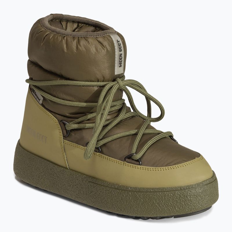 Stivali da neve Moon Boot Ltrack Low Nylon WP WP kaki da donna 7