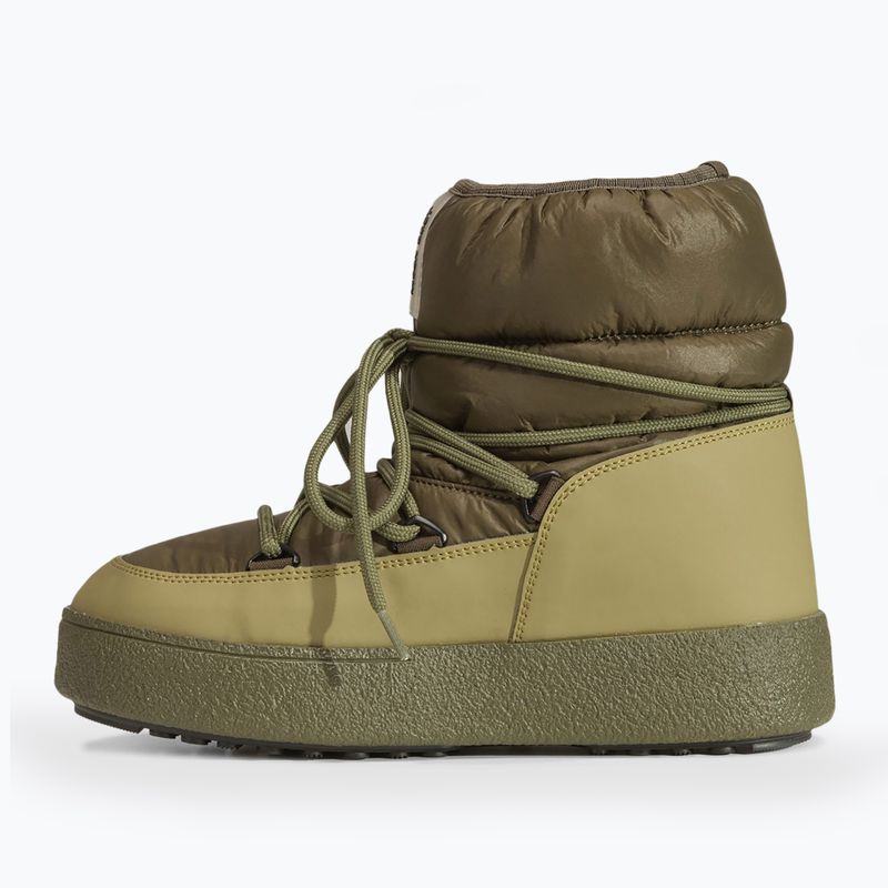 Stivali da neve Moon Boot Ltrack Low Nylon WP WP kaki da donna 9