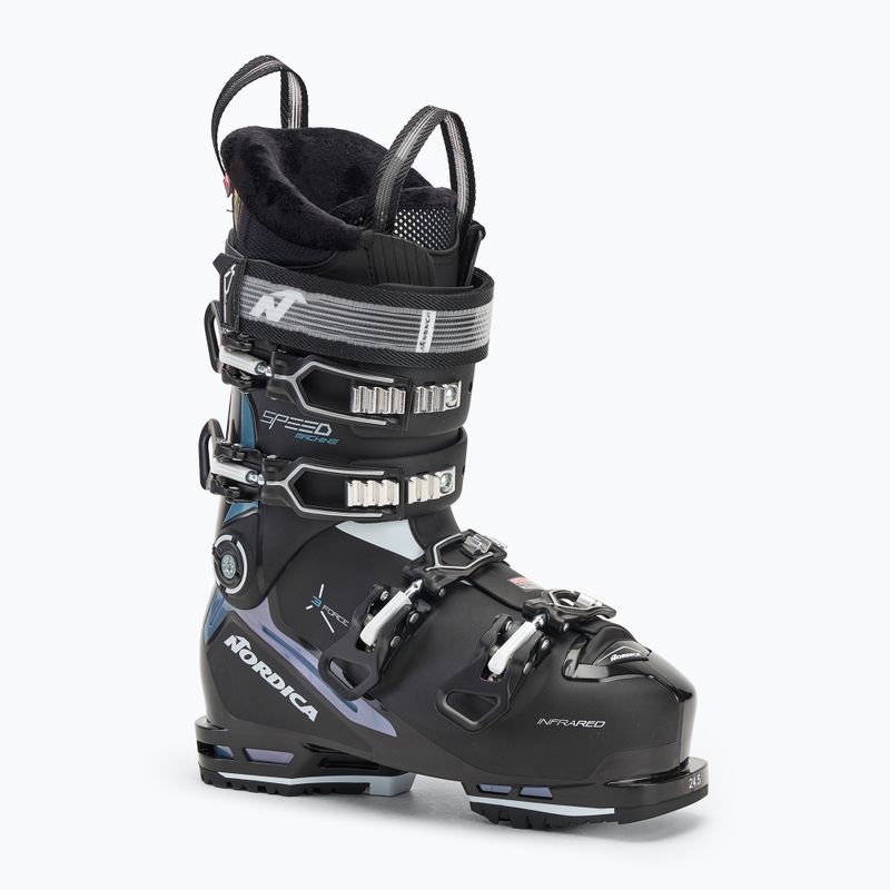 Scarponi da sci da donna Nordica Speedmachine 3 95 W GW nero/azzurro/bianco