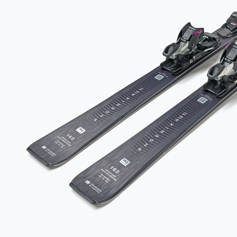 Sci da discesa femminile Blizzard Phoenix R13 TI + attacchi TP11 Light W viola 5