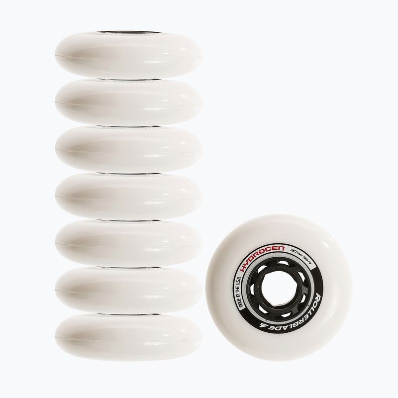 Rollerblade Hydrogen 84mm/85A ruote rollerblade 8 pezzi bianco.