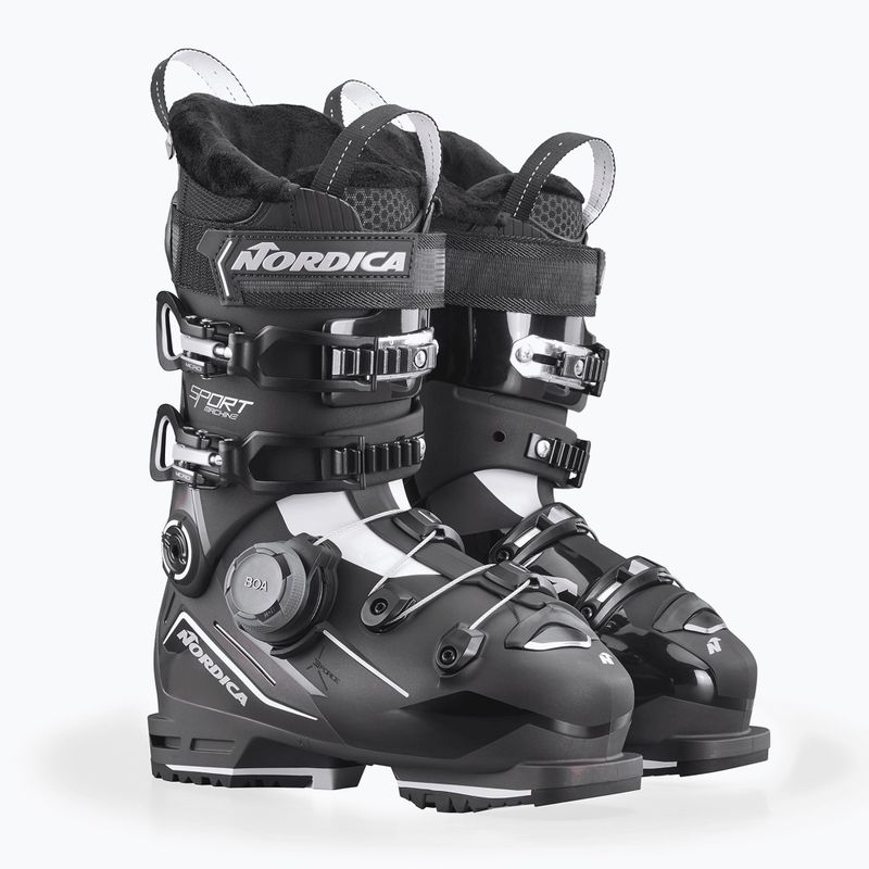 Scarponi da sci donna Nordica Sportmachine 3 95 W BOA GW black/purple irid./white 7