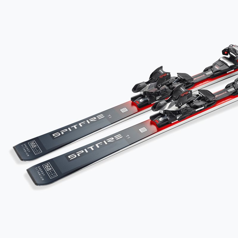 Sci alpini Nordica Spitfire TI + attacchi TP2LT11 FDT grey/blue/red/silver 7