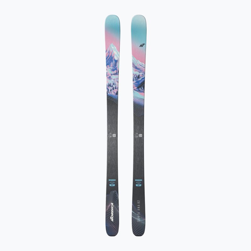 Sci da discesa donna Nordica Santa Anna 82 Flat light/blue/coral/midnight