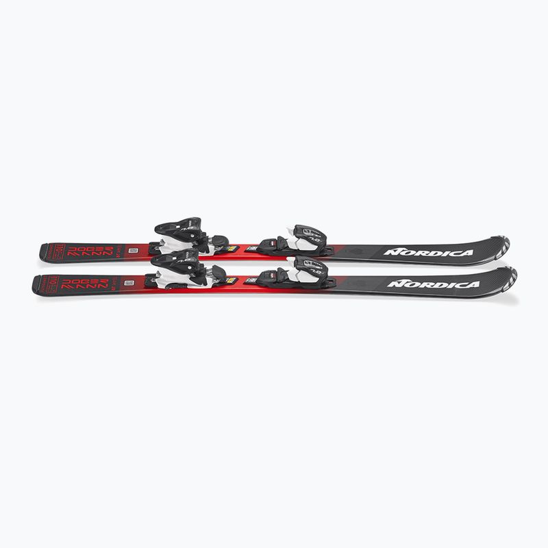 Sci alpini da bambino + attacchi Nordica Team JR (110-150) + J7.0 FDT black/red 5