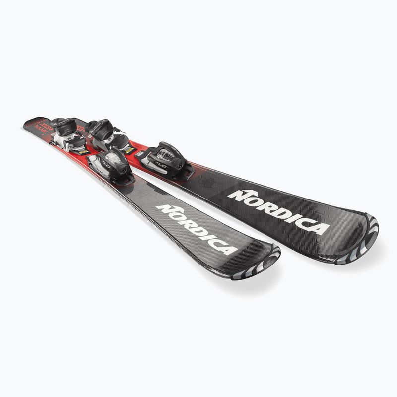 Sci alpini da bambino + attacchi Nordica Team JR (100-140) + J4.5 FDT black/red 4