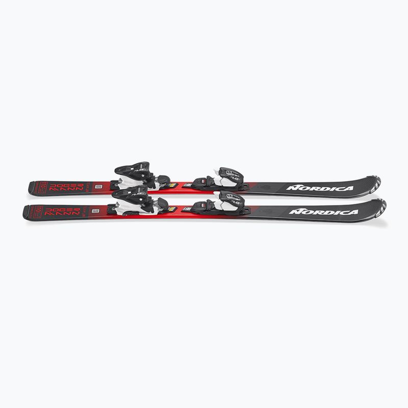 Sci alpini da bambino + attacchi Nordica Team JR (100-140) + J4.5 FDT black/red 5