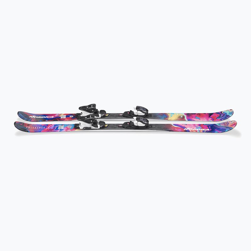 Sci alpini da bambino + attacchi Nordica Unleashed JR + J7.0 FDT rainbow 5