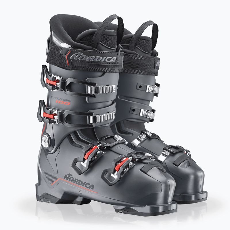 Scarponi da sci uomo Nordica The Cruise 100 anthracite/black/red 7