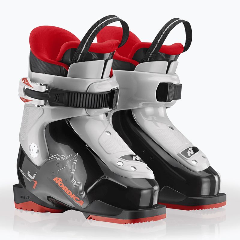 Scarponi da sci bambini Nordica Speedmachine J 1 black/grey/red 7