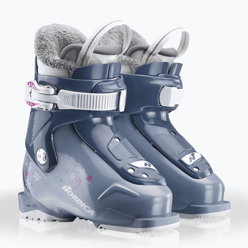 Scarponi da sci bambini Nordica Speedmachine J 1 blue/light blue/fucsia 7
