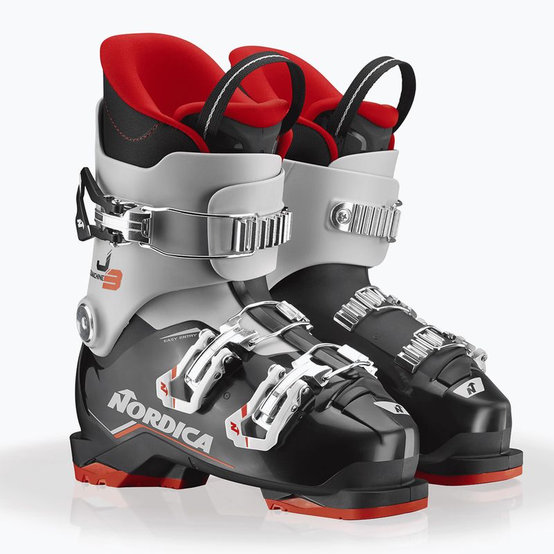Scarponi da sci bambini Nordica Speedmachine J 3 black/grey/red 7