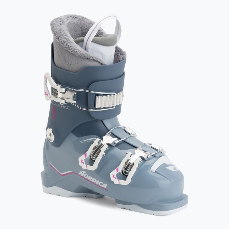 Scarponi da sci bambini Nordica Speedmachine J 3 blue/light blue/fucsia