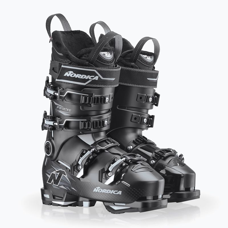 Scarponi da sci donna Nordica Pro Machine 3 95 W GW black/light blue/white 7