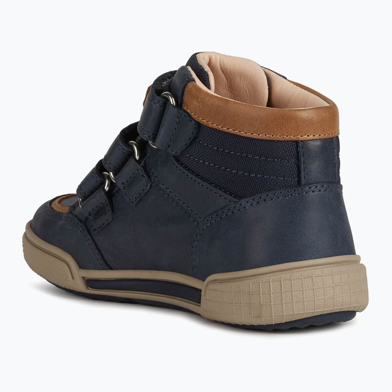 Geox Poseido navy/cognac scarpe junior 9