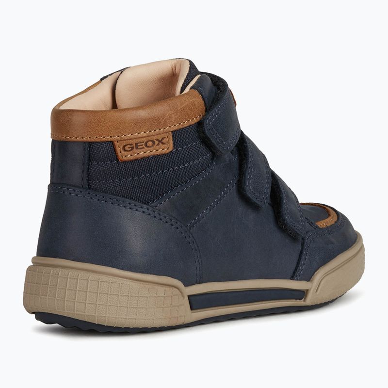 Geox Poseido navy/cognac scarpe junior 10