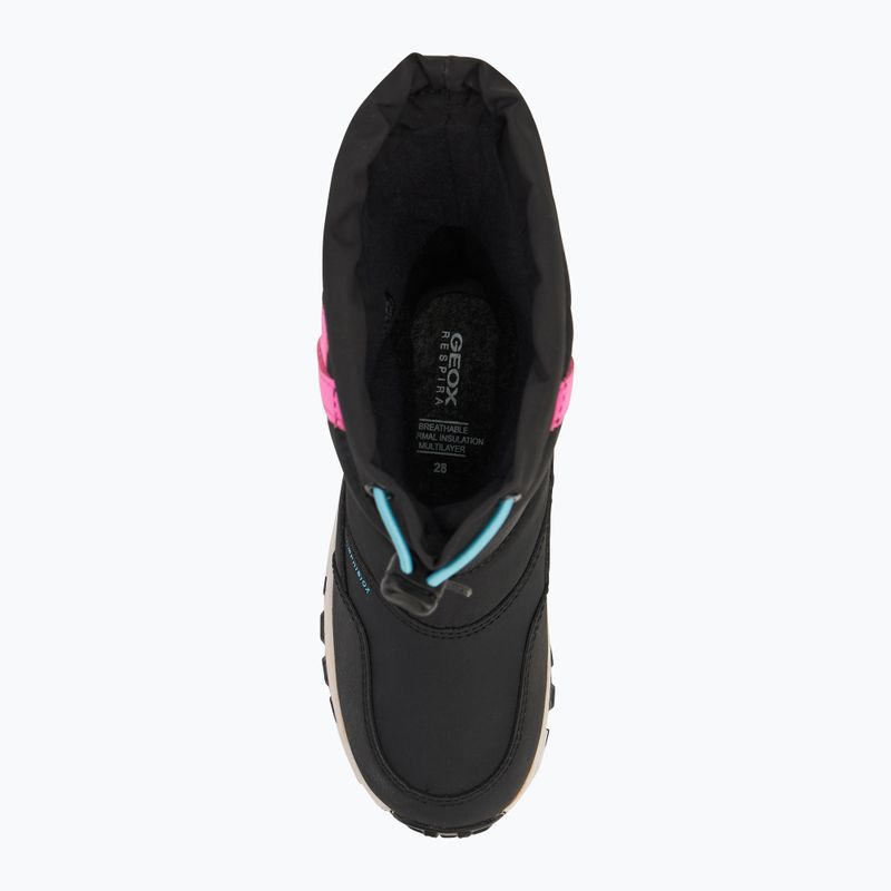 Geox Himalaya ABX stivali da neve per bambini nero / fucsia 5
