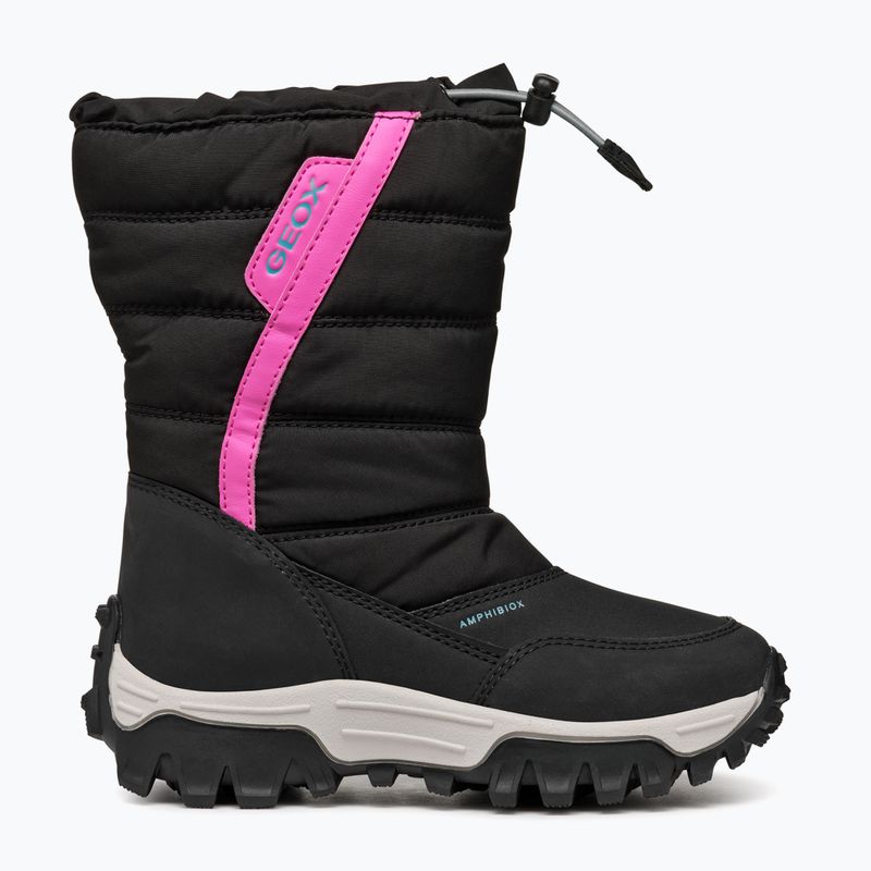 Geox Himalaya ABX stivali da neve per bambini nero / fucsia 9