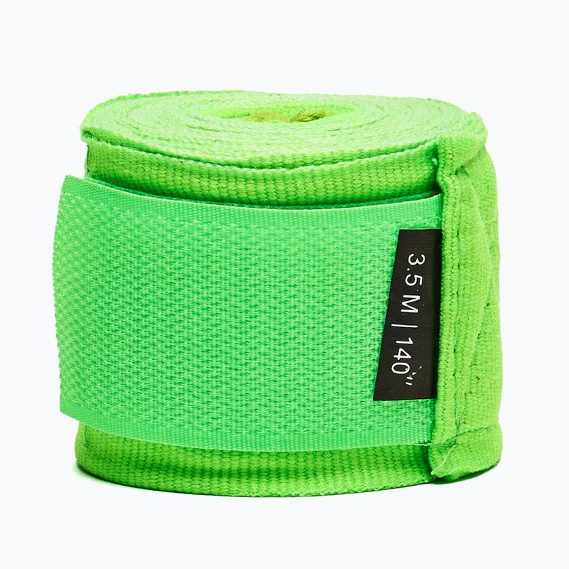 Bende da boxe Leone 1947 Hand Wraps 350 cm fluorescent green 3