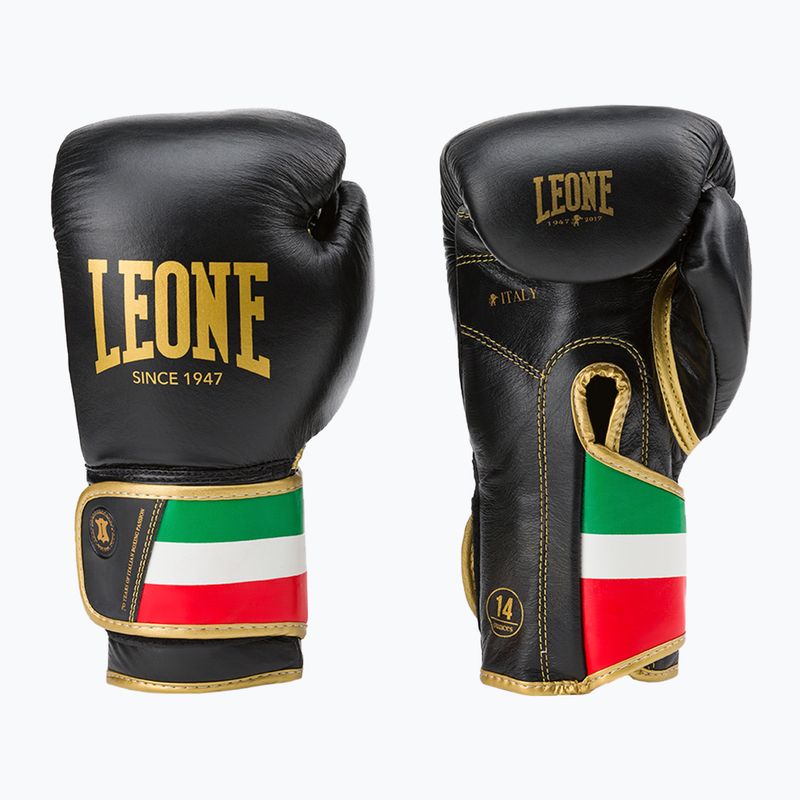 Guantoni da boxe LEONE 1947 Italia '47 nero 3