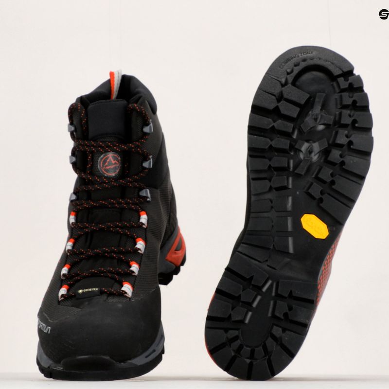 Scarponi da trekking da uomo La Sportiva Trango TRK GTX carbonio/goji 17