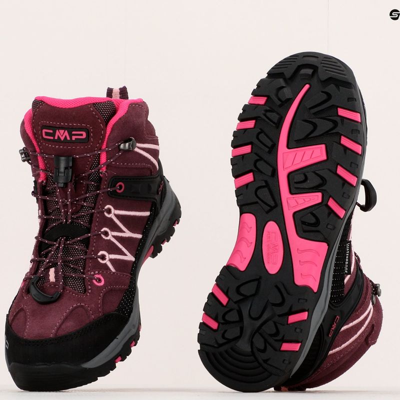 CMP stivali da trekking per bambini Rigel Mid Wp maroon 3Q12944/05HM 13