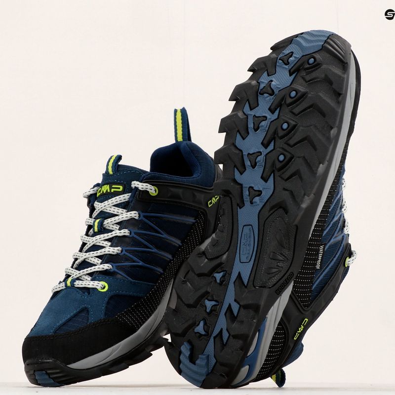 Stivali da trekking da uomo CMP Rigel Low Wp blu navy 09NE/09NE 14