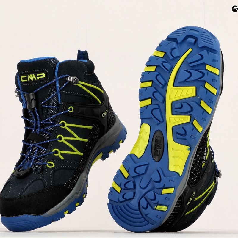 Stivali da trekking CMP da bambino Rigel Mid Wp blu navy 3Q12944/38NL 12
