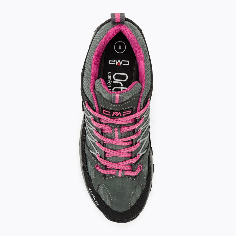 Stivali da trekking da donna CMP Rigel Low grigio/fuxia/ghiaccio 5