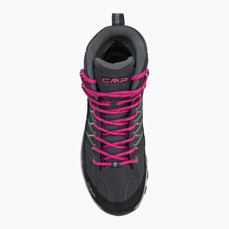 Stivali da trekking da donna CMP Rigel Mid Wp antracite/verde minerale 5