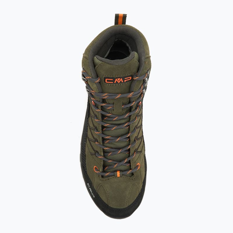 Scarponi da trekking da uomo CMP Rigel Mid Wp olive/flame 5