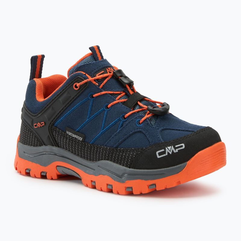 Scarponi da trekking CMP per bambini Rigel Low Wp b.blu / arancio