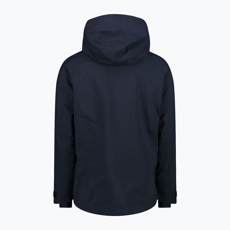 Giacca da sci uomo CMP 34W3987 Fix Hood nero/blu 2