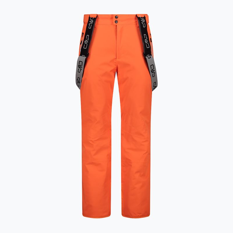 Pantaloni da sci CMP da uomo 3W04467 fanta fluo