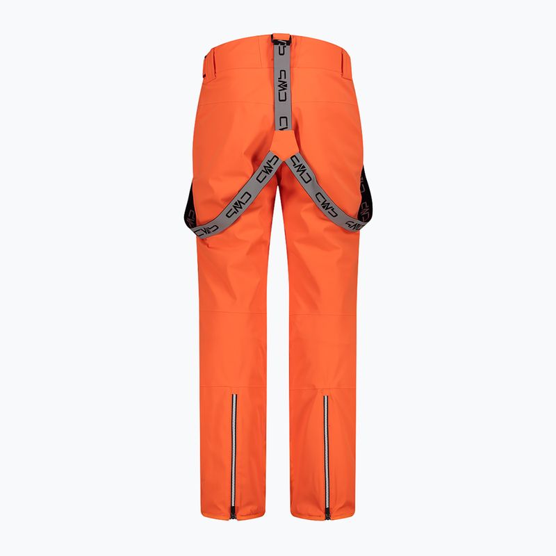 Pantaloni da sci CMP da uomo 3W04467 fanta fluo 2