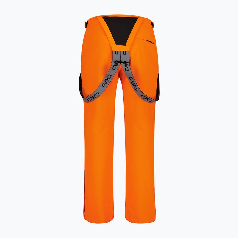 Pantaloni da sci da uomo CMP 3W17397N fanta fluo 2